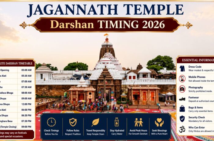 Jagannath Temple Darshan Timings 2026: Complete Guide for Every Devotee