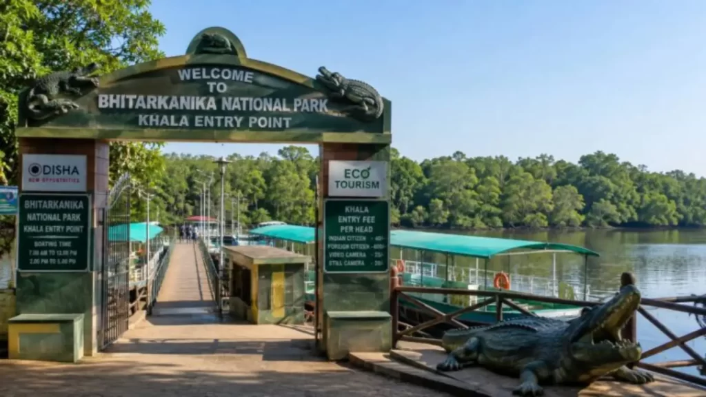 Khola entry point for Bhitarkanika Crocodile Safari