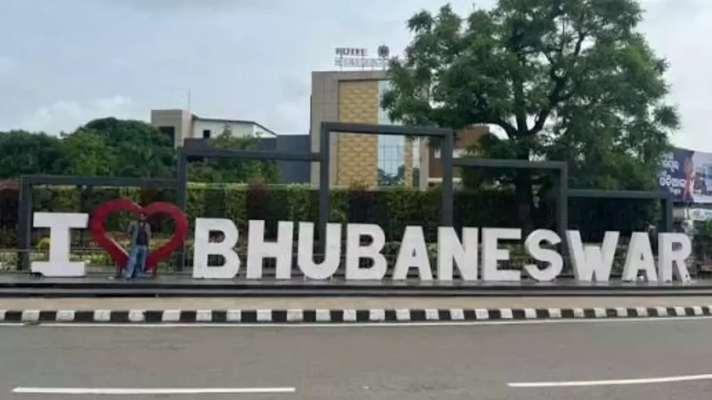 Bhubaneswar city combining ancient temples heritage and modern architecture