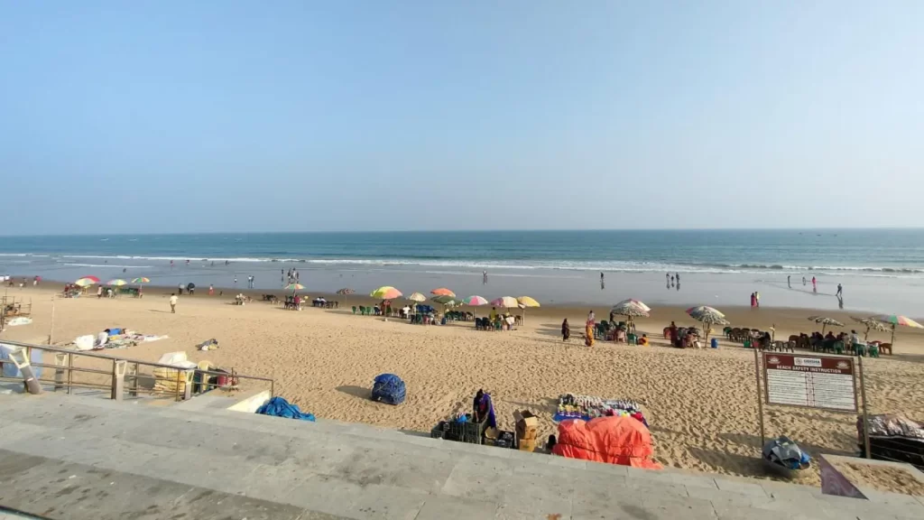 Relaxing on the Gopalpur Beach