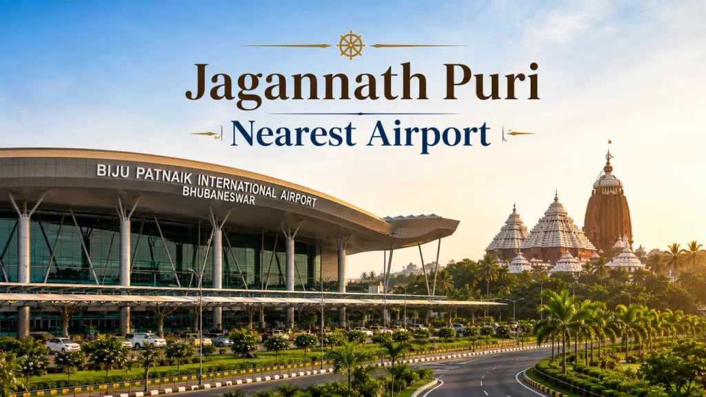 Jagannath Puri nearest airport Bhubaneswar Airport travel guide