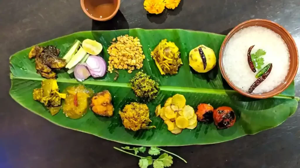 Traditional Odia food in Keonjhar