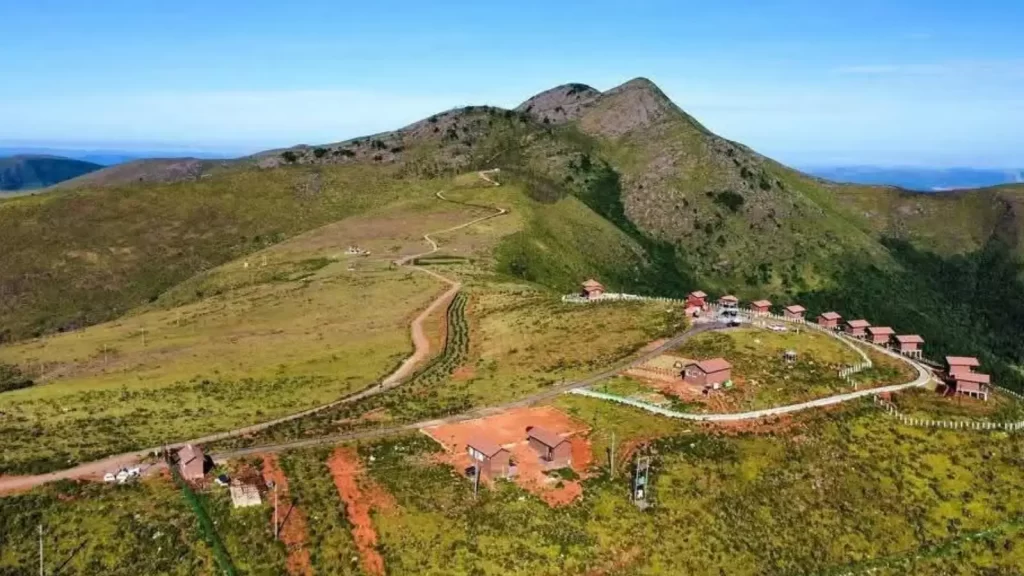 Scenic Deomali mountain landscape in post-monsoon Odisha
