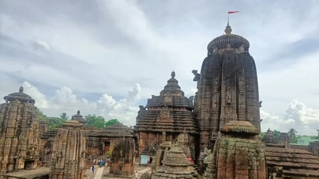 Ancient temple in Bhubaneswar ,Lingaraj
