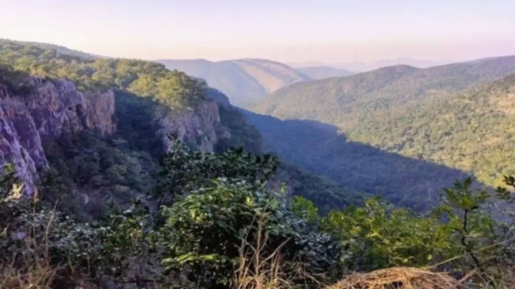 Nawana Valley forest road in Similipal