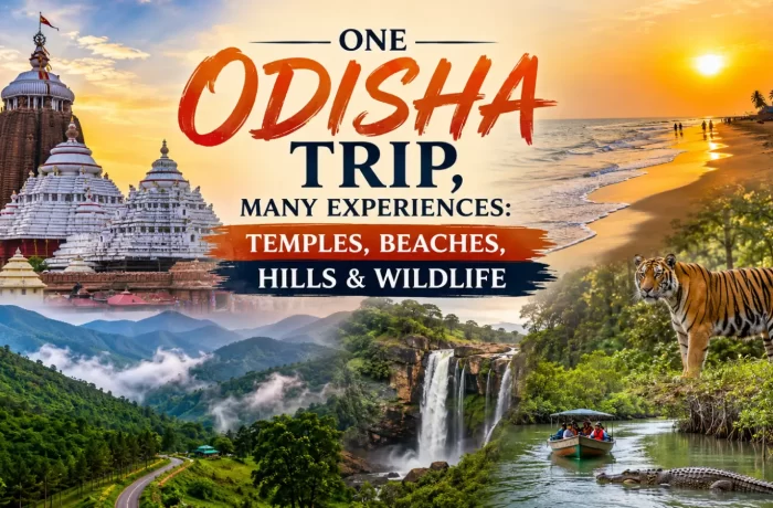 One Odisha Trip, Many Experiences: Temples, Beaches, Hills & Wildlife