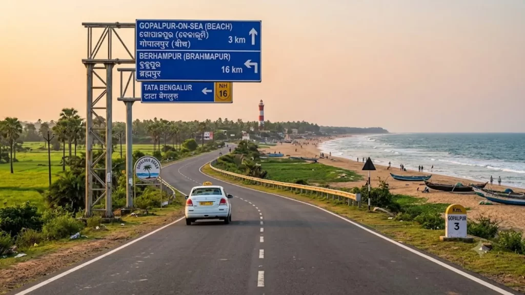 Gopalpur Beach road