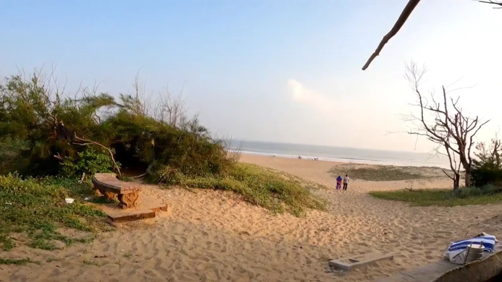 Balighai beach puri konark road 
