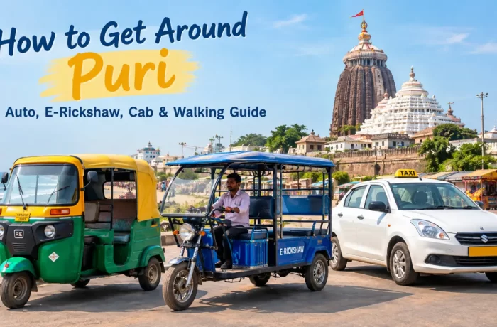 How to Get Around Puri: Auto, E-Rickshaw, Cab & Walking Guide