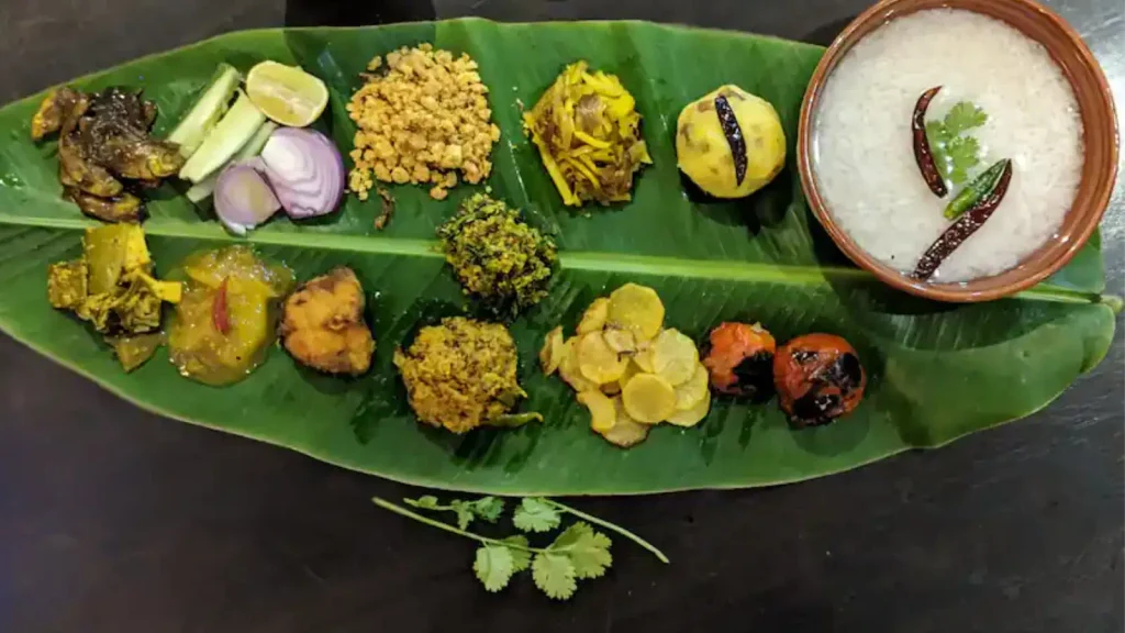 Traditional Odia food in Puri